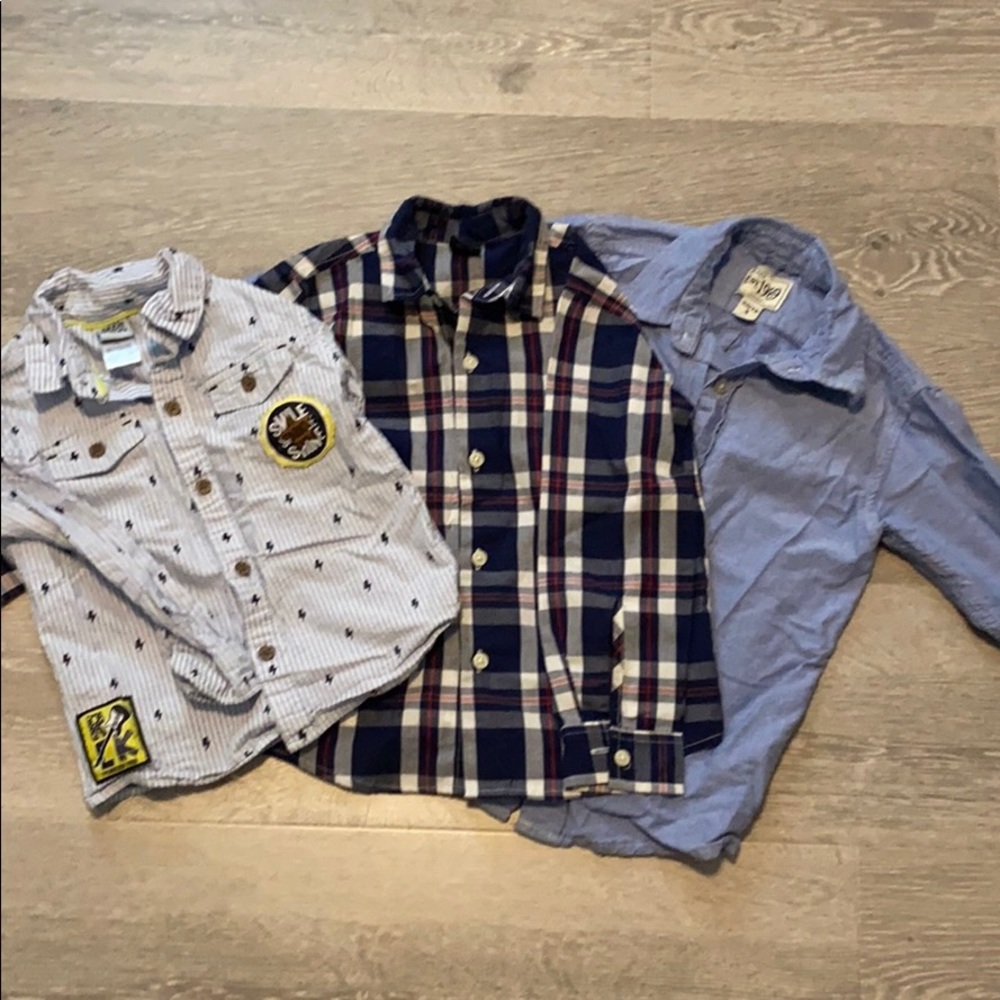 Bundle of 3 Boys shirts 4T